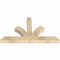Ekena Millwork Richland Rough Sawn Timber Gable Bracket, Douglas Fir, 48"W x 28"H x 4"D x 4"F, 14/12 Pitch GBW048X28X0404RIC00RDF - alternate 3